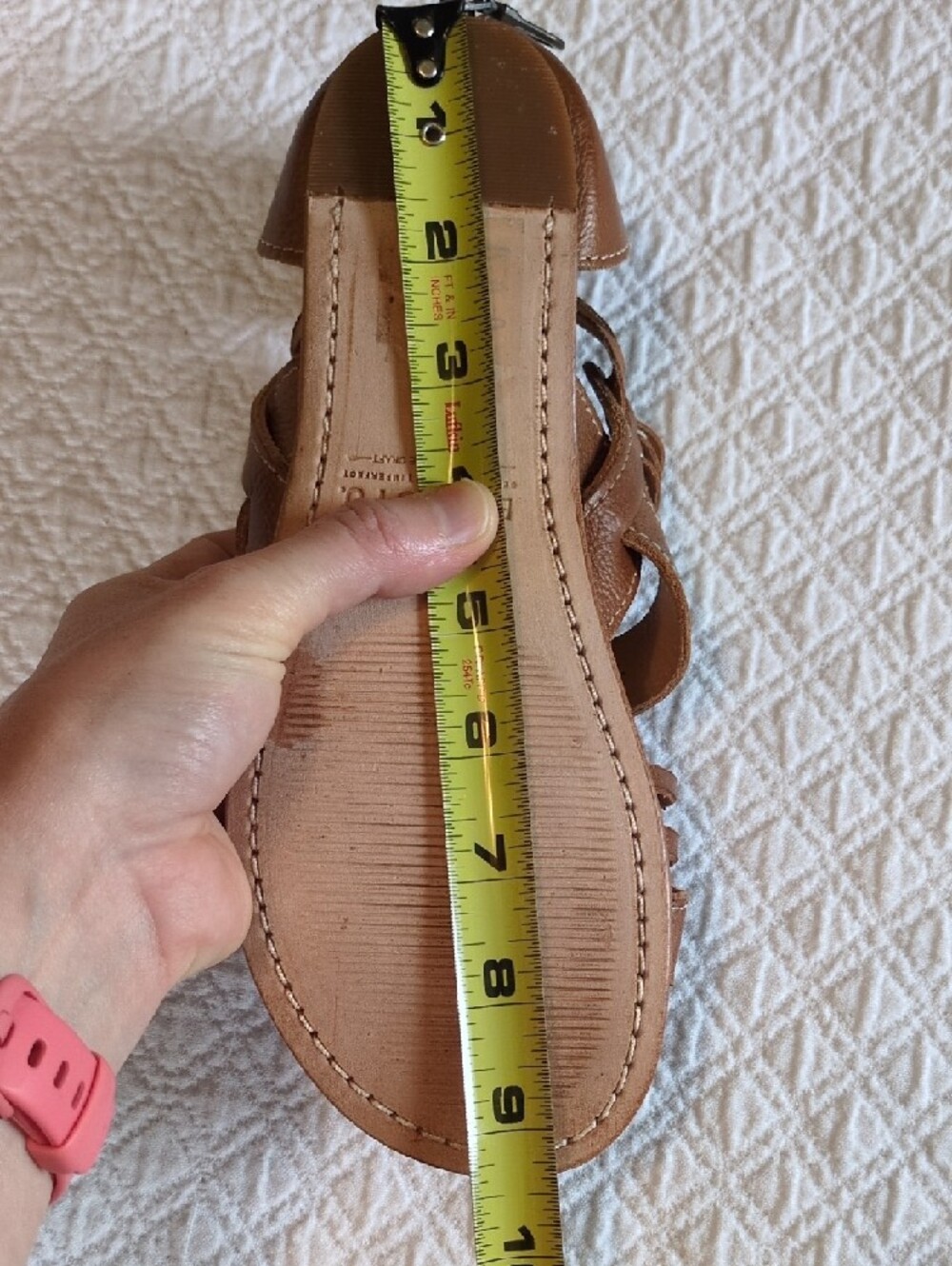 BED|STU Cara Brown Leather Strappy Gladiator Sandals Size 7.5 - Picture 8 of 12
